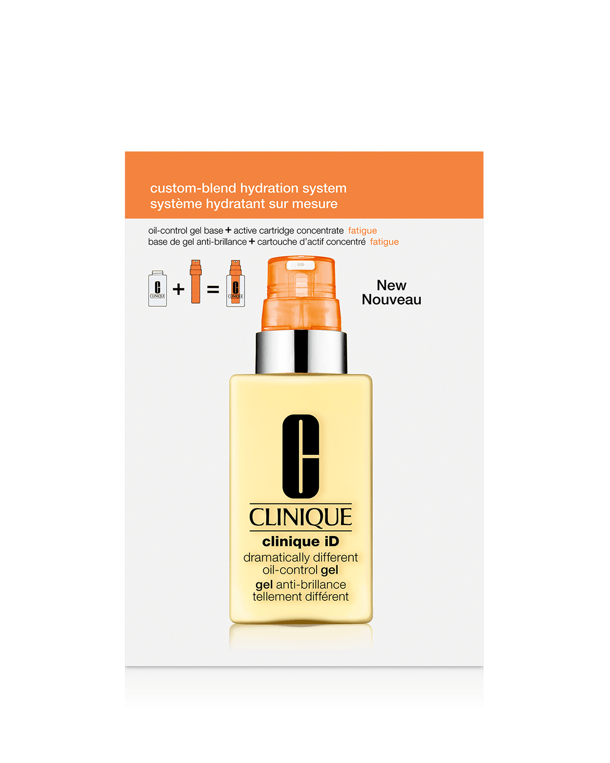 Clinique iD™: Active Cartridge Concentrate for Fatigue + Dramatically Different™ Moisturizing Gel