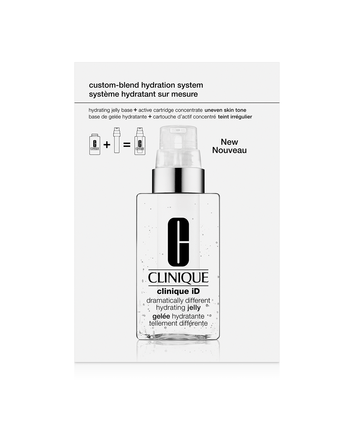 Clinique iD™: Active Cartridge Concentrate for Uneven Skin Tone + Dramatically Different™ Hydrating Jelly Anti-Pollution packette