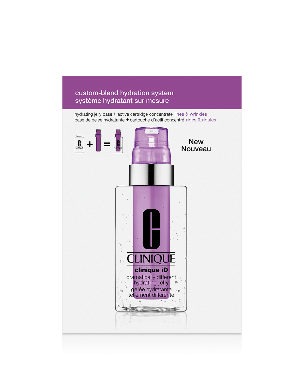 Clinique iD™: Active Cartridge Concentrate for Lines & Wrinkles + Dramatically Different™ Hydrating Jelly Anti-Pollution packette