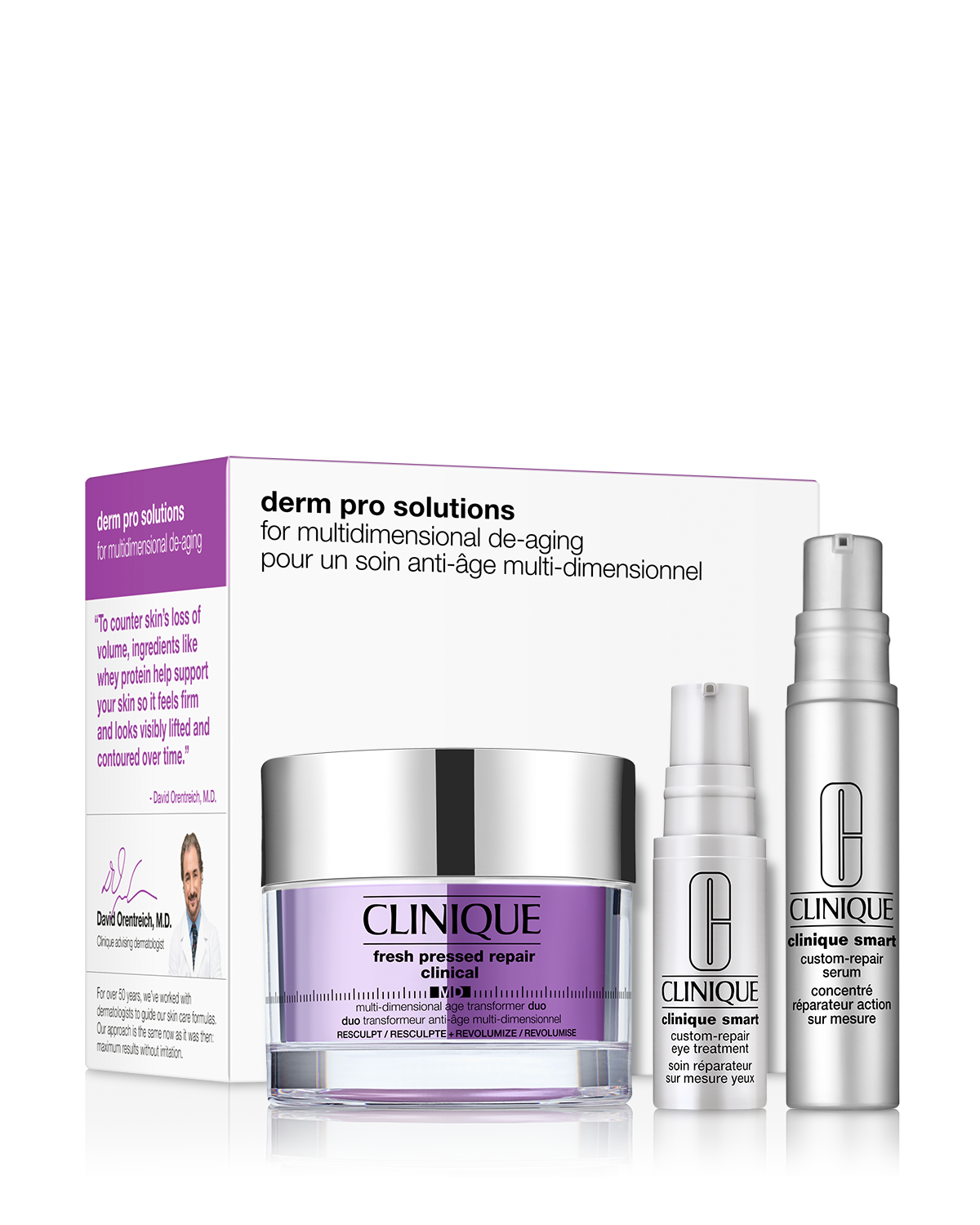 Derm Pro Solutions Set: Smart Custom For Multidimensional De-Ageing