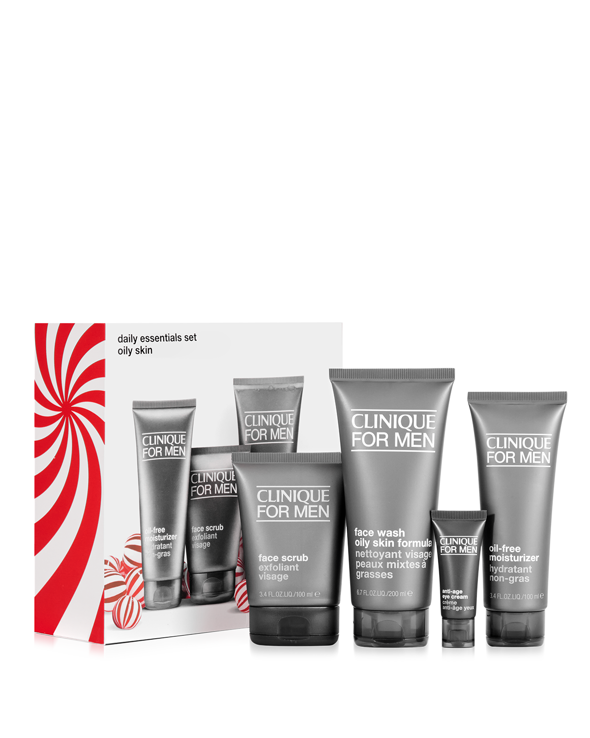 Clinique For Men Daily Essentials Set - Oily Skin