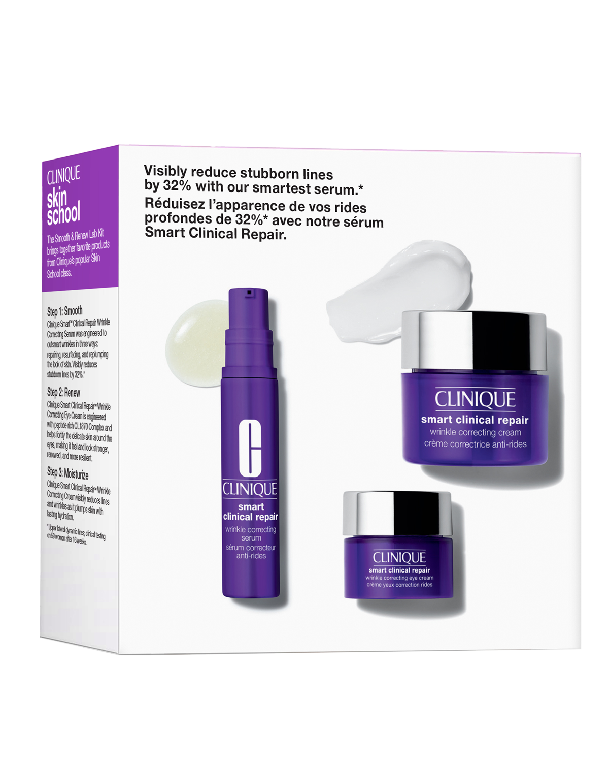 Skin School Supplies: Smooth + Renew Lab Gift Set