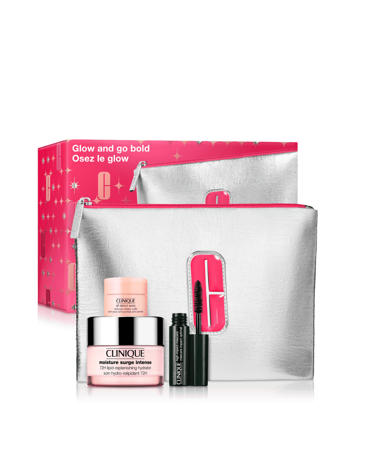 Glow and Go Bold: Skincare + Makeup Set