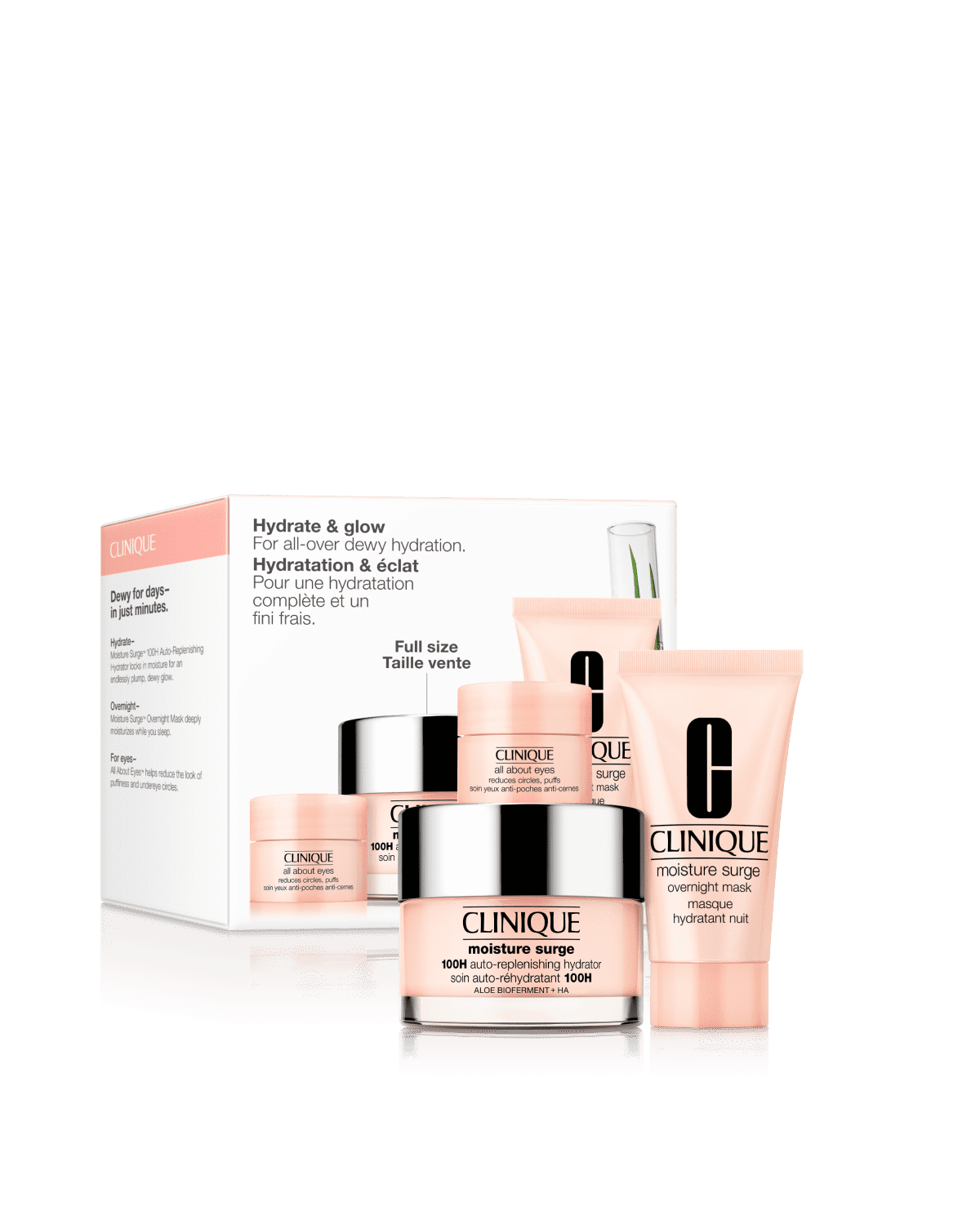 Hydrate + Glow: Moisture Surge Set For All-Over Dewy Hydration
