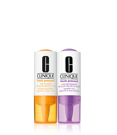 Fresh Pressed Clinical™ Daily and Overnight Boosters With Pure Vitamins C 10% + A (Retinol) Duo