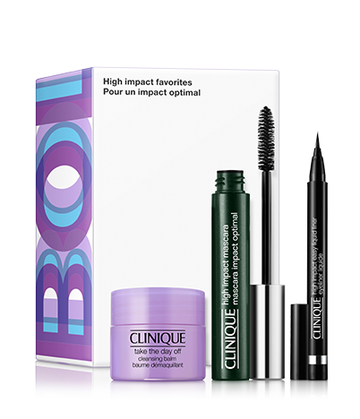 Clinique high impact favorites makeup set