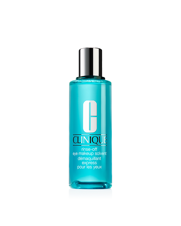Rinse-Off Eye Makeup Solvent, Fast-acting oil-free eye makeup remover, which cleans your eye area quickly and is perfect for quick makeup changes and touch-ups.