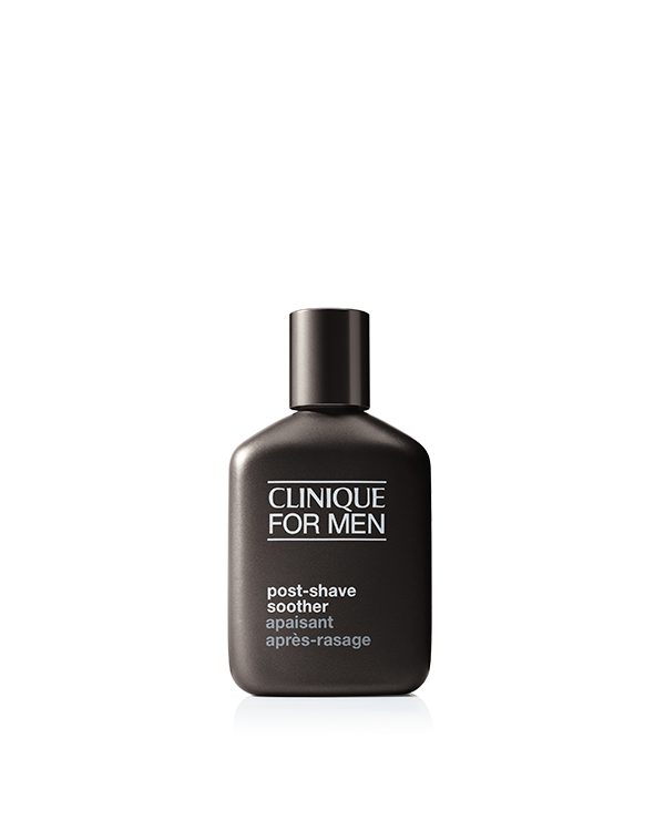 Clinique For Men™ Post-Shave Soother, An aftershave lotion with aloe that helps soothe razor burn and dryness.