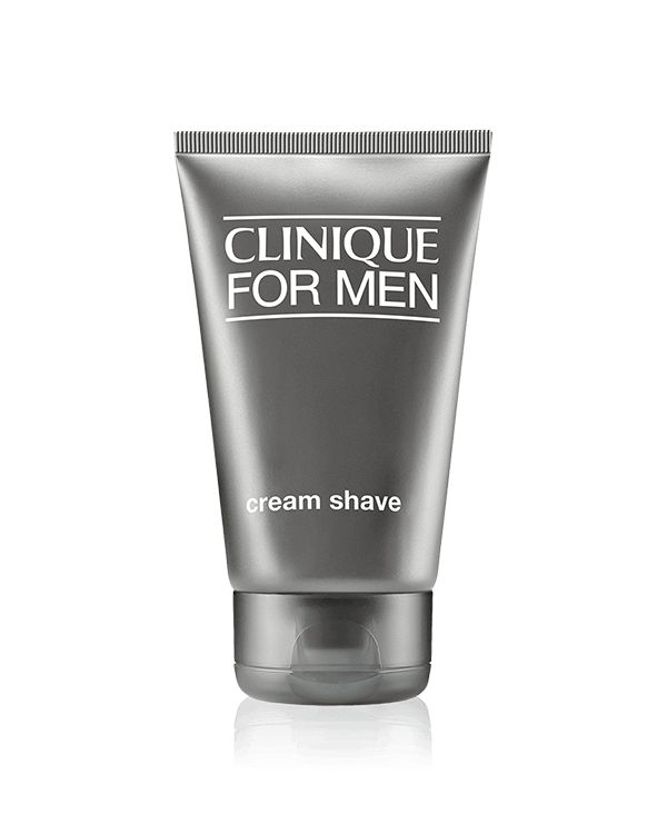 Clinique For Men™ Cream Shave, Rich, lathering cream leaves skin sleek, smooth and comfortable.