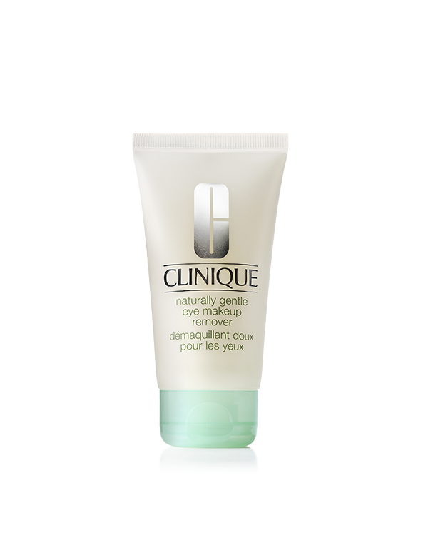 Naturally Gentle Eye Makeup Remover, Clinique&#039;s gentlest eye makeup remover. Soothes as it dissolves makeup. All skin types.