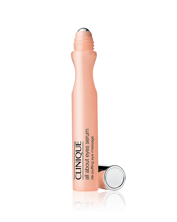 All About Eyes™ Serum De-Puffing Eye Massage, Instantly cooling rollerball refreshes on contact.