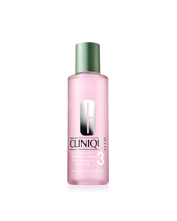 Clarifying Lotion 3 – for Combination Oily Skin, Dermatologist-developed formula. Refreshing exfoliating lotion for combination-oily.