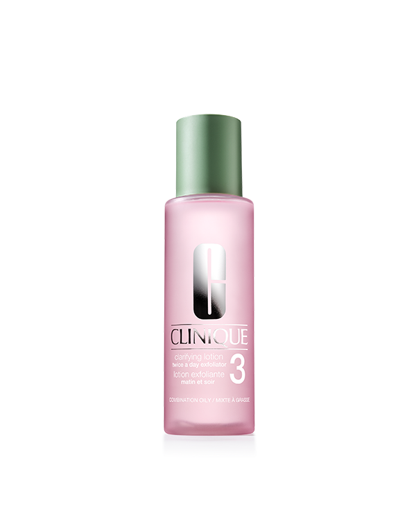 Clarifying Lotion 3 – for Combination Oily Skin, Dermatologist-developed formula. Refreshing exfoliating lotion for combination-oily.