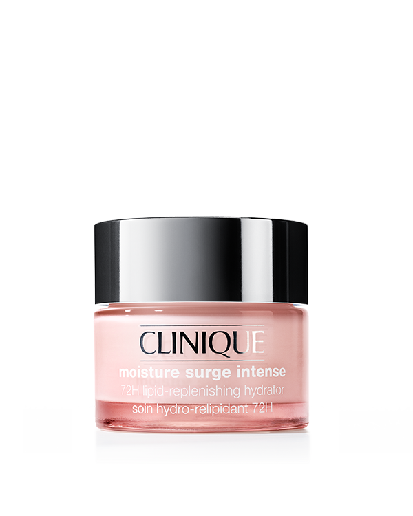 Moisture Surge™ Intense 72H Lipid-Replenishing Hydrator, This rich cream-gel delivers an instant moisture boost, then keeps skin continuously hydrated - even after washing your face. With barrier-strengthening lipids and soothing cica. Oil-free.