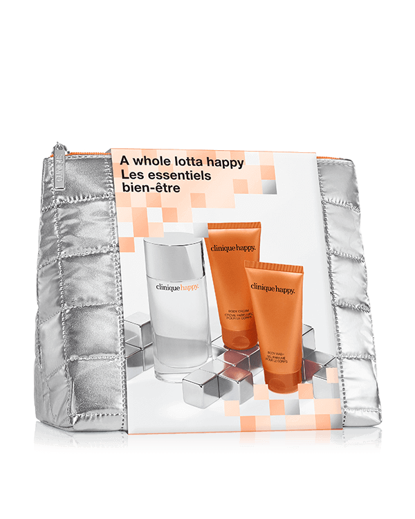Happy™ Perfume Gift Set, This 4-piece fragrance and body care gift set features a &lt;strong&gt;full size&lt;/strong&gt; perfume spray. &lt;strong&gt;Worth £101&lt;/strong&gt;.