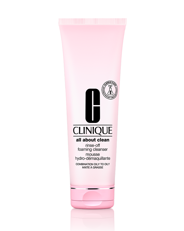 All About Clean™ Rinse-Off Foaming Cleanser, Cream-mousse cleanser gently and effectively rinses away makeup.