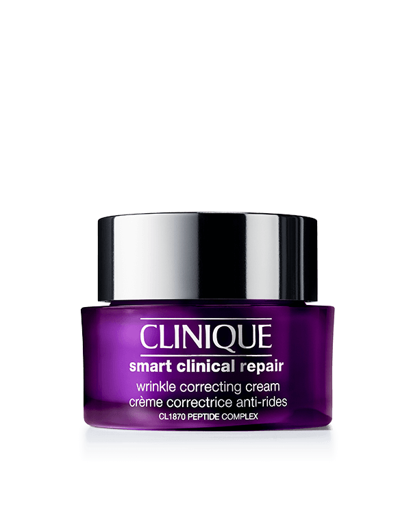 Clinique Smart Clinical Repair™ Wrinkle Correcting Cream, A peptide cream for face that helps strengthen and nourish skin to look smoother and younger.