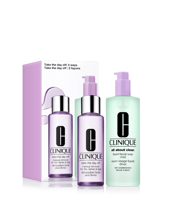Take The Day Off™ Makeup Remover &amp; Cleanser Gift Set, Cleanse and clarify your complexion with this cleansing duo, which features two gentle formulas in jumbo sizes.