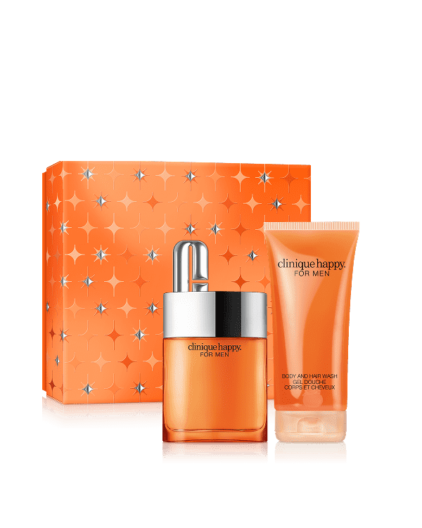 Happy for Him: Cologne Set, A fresh fragrance spray and body wash duo for men. Worth £99.