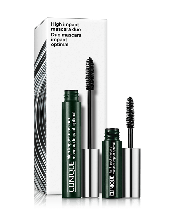 High Impact Mascara Duo Makeup Gift Set, Double up on our bestselling mascara with this makeup gift set. Worth £37.