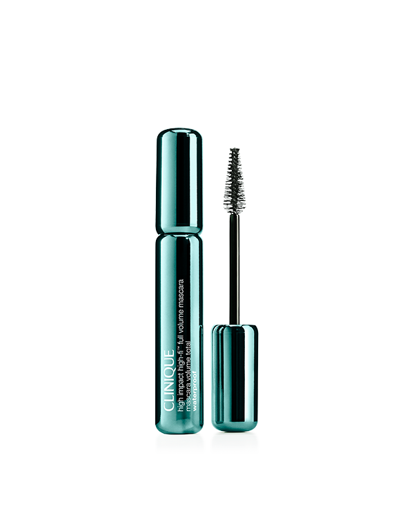 High Impact™ High-Fi Waterproof Mascara, <div>Our most volumizing mascara in a new waterproof formula for loud lash volume that lasts.</div><div><br></div><div>Dermatologist tested. Ophthalmologist tested. Safe for sensitive eyes and contact lens wearers. Allergy tested. 100% fragrance free.</div><div><br></div>