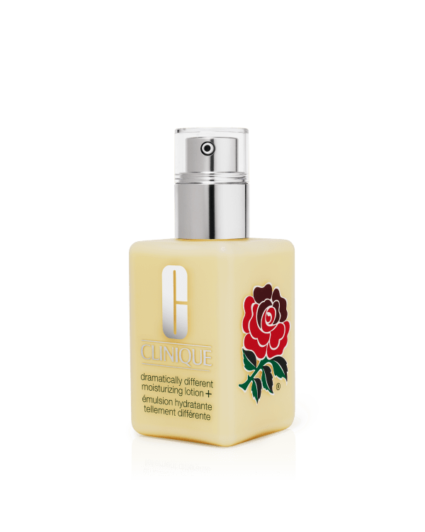 Limited-Edition Red Roses Dramatically Different Moisturizing Lotion+, To celebrate Clinique&#039;s partnership with the England women&#039;s rugby team, the Red Roses, shop the limited edition Dramatically Different Moisturizing Lotion+.