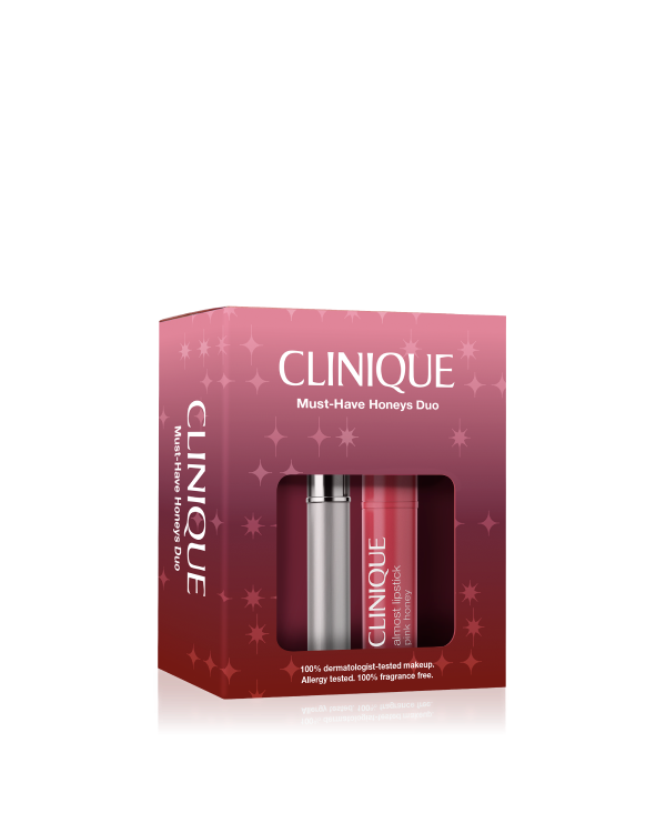 Must-Have Honeys Duo, Enjoy Clinique&#039;s iconic Almost Lipstick limited-edition duo in 2 surprisingly flexible shades: Black Honey and Pink Honey. Worth £40.79.