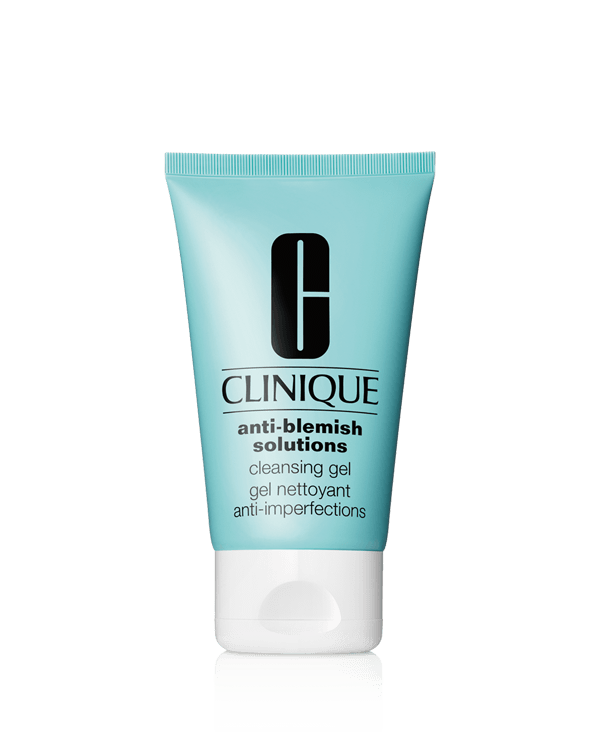 Anti-Blemish Solutions Cleansing Gel, Lightweight, foamy gel cleanser helps clear blemishes and prevent future breakouts.