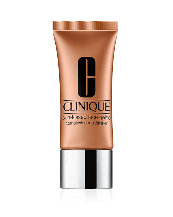 Sun-Kissed Face Gelee Complexion Multitasker, Golden hour in a bottle. Our hydrating gel bronzer gives you that sun-kissed, just-back-from-holiday glow in seconds. Sheer, oil-free, universally flattering.