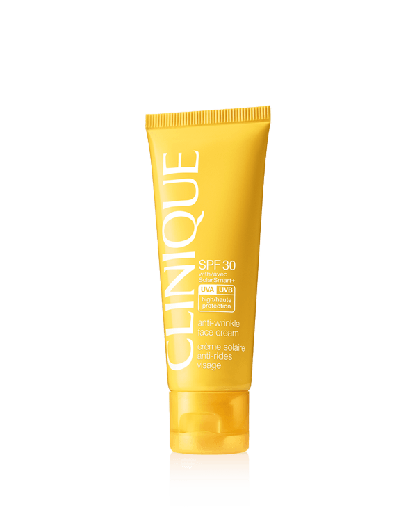 SPF 30 Anti-Wrinkle Face Cream, Luxurious, oil-free sunscreen for face.
